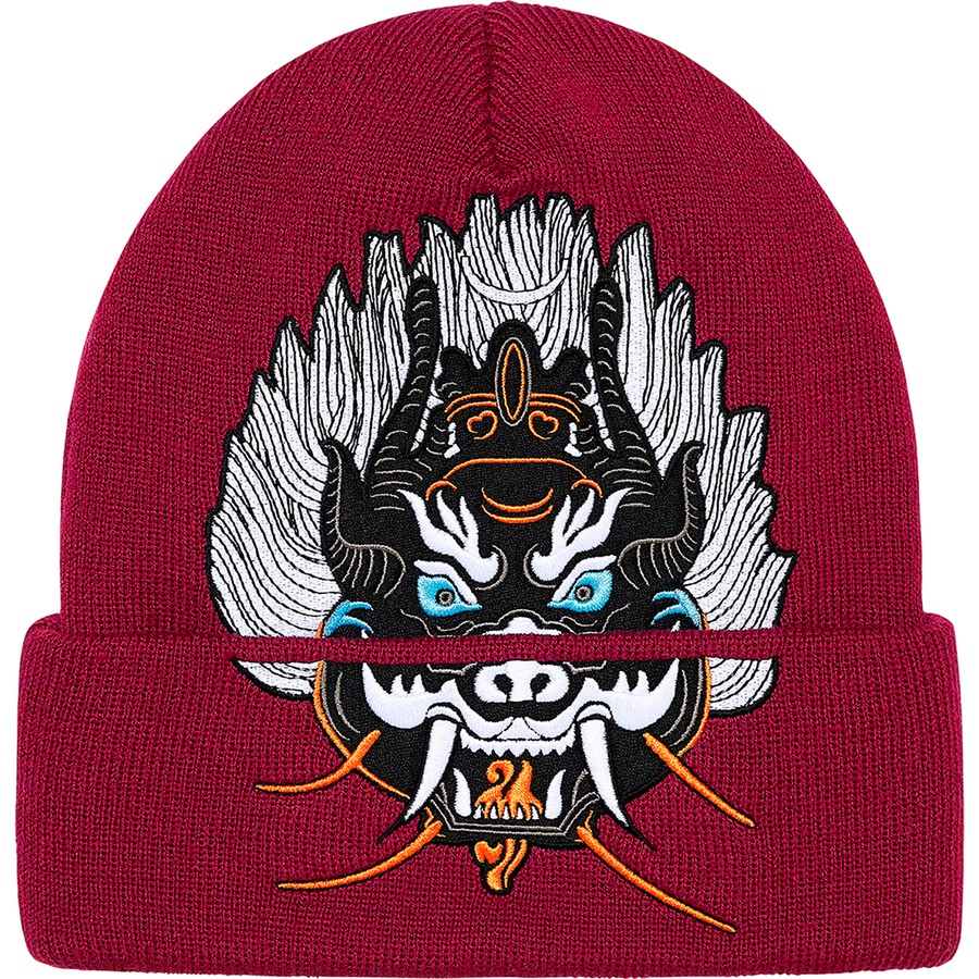 Details on Demon Beanie Cardinal from fall winter 2021 (Price is $40)