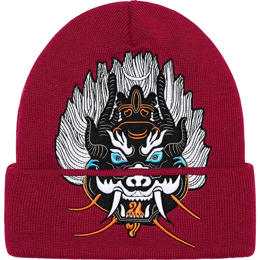 Details on Demon Beanie Cardinal from fall winter
                                                    2021 (Price is $40)