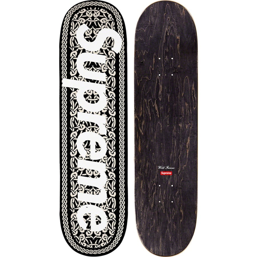 Details on Celtic Knot Skateboard Black - 8.5" x 32.125"  from fall winter
                                                    2021 (Price is $58)