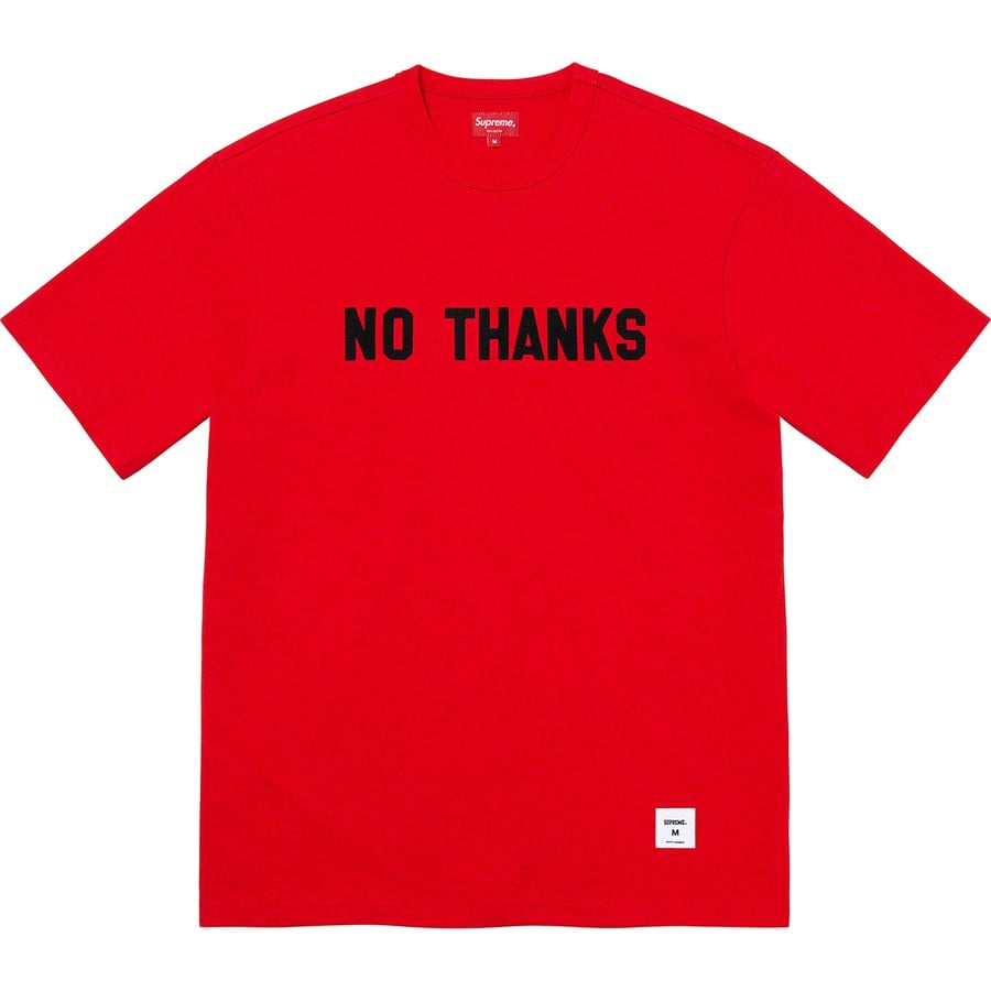 Details on No Thanks S S Top Red from fall winter 2021 (Price is $68)
