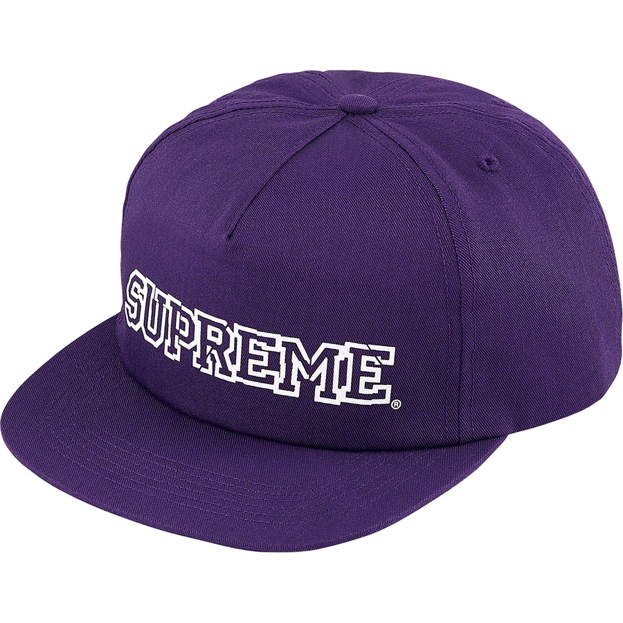Details on Shattered Logo 5-Panel Purple from fall winter
                                                    2021 (Price is $42)