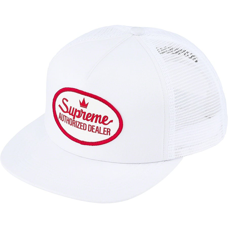 Details on Authorized Mesh Back 5-Panel White from fall winter
                                                    2021 (Price is $42)