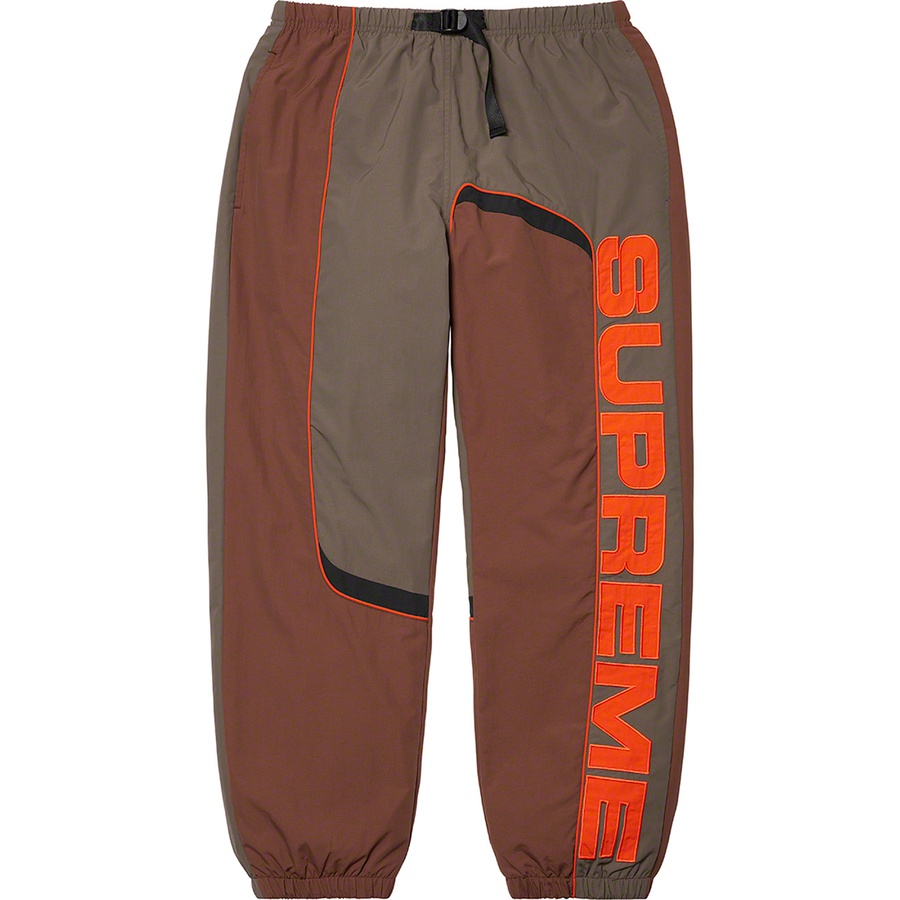 パンツ希少なM Supreme S paneled Belted track pant - ワークパンツ