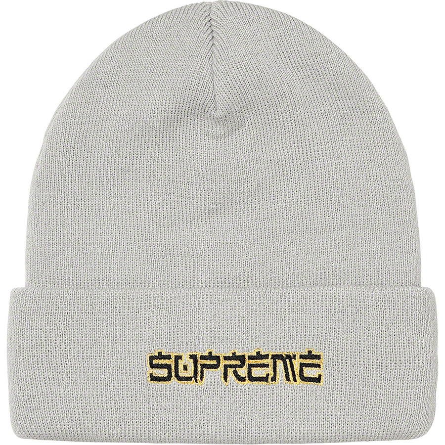 Details on Demon Beanie Grey from fall winter
                                                    2021 (Price is $40)