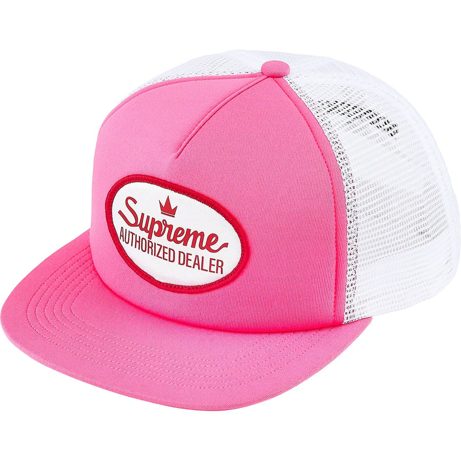 Details on Authorized Mesh Back 5-Panel Pink from fall winter
                                                    2021 (Price is $42)