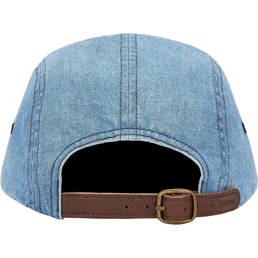 Details on Washed Chino Twill Camp Cap Denim from fall winter 2021 (Price is $48)