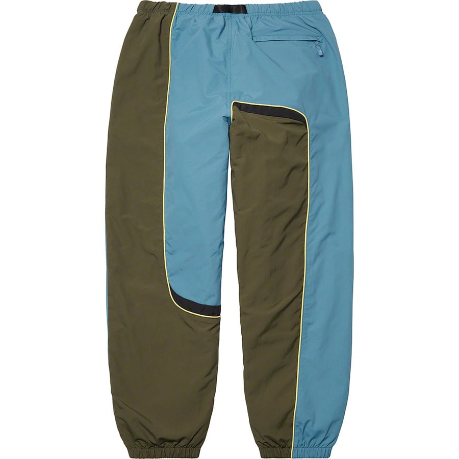 Details on S Paneled Belted Track Pant Olive from fall winter
                                                    2021 (Price is $138)