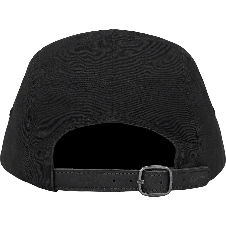 Details on Washed Chino Twill Camp Cap Black from fall winter 2021 (Price is $48)