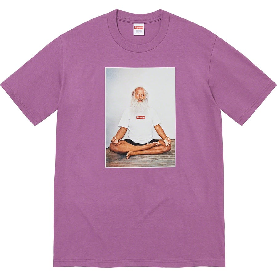 Details on Rick Rubin Tee Plum from fall winter
                                                    2021 (Price is $48)