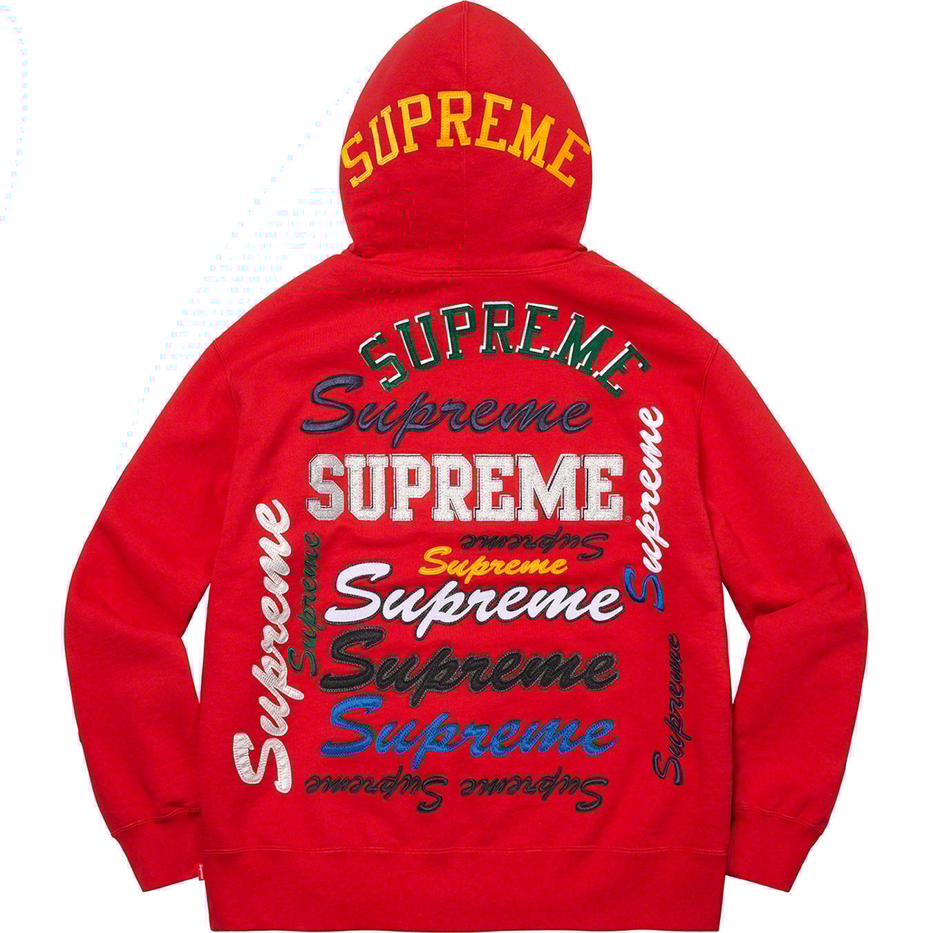 Multi Logo Hooded Sweatshirt - fall winter 2021 - Supreme