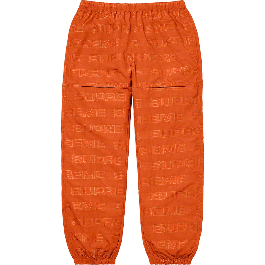 Details on Logo Ripstop Track Pant Orange from fall winter
                                                    2021 (Price is $138)
