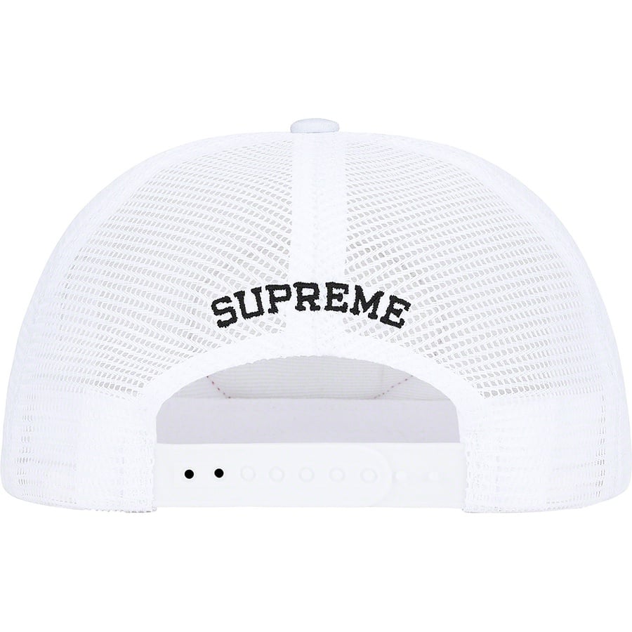 Details on Authorized Mesh Back 5-Panel White from fall winter
                                                    2021 (Price is $42)