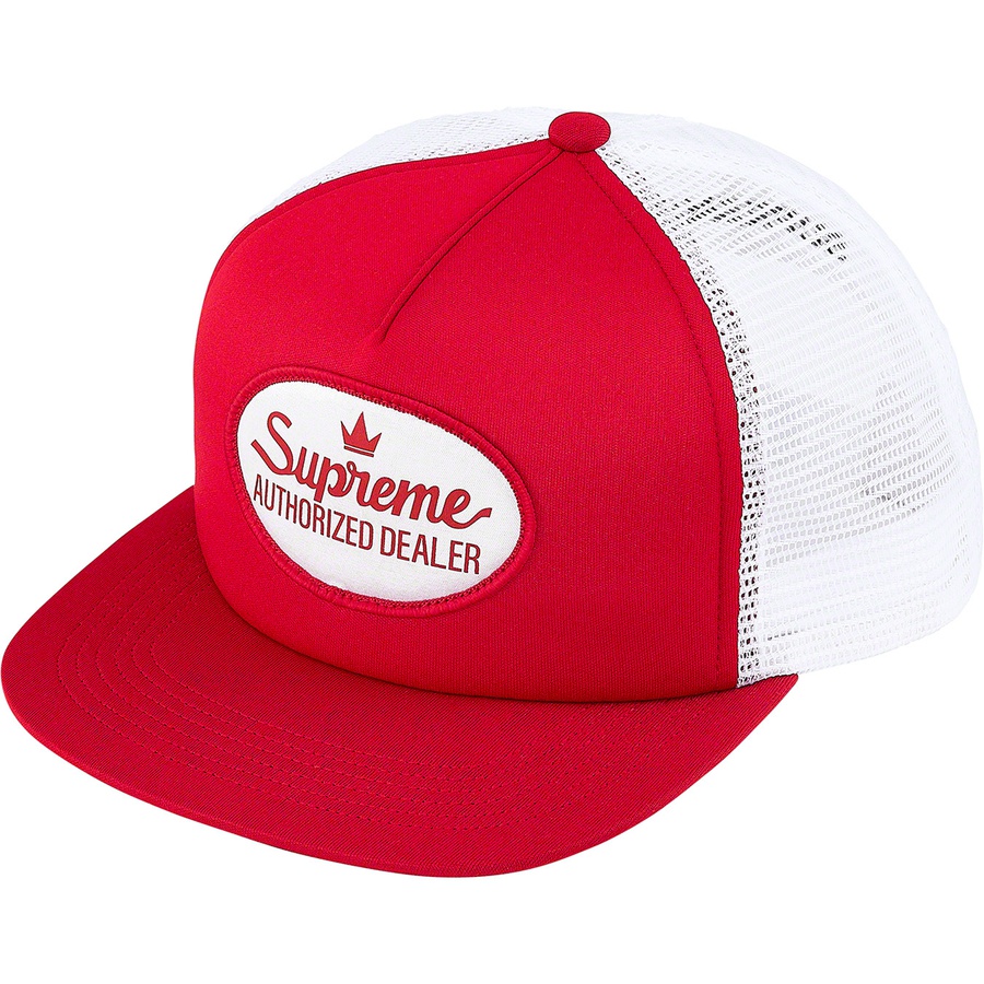 Details on Authorized Mesh Back 5-Panel Red from fall winter
                                                    2021 (Price is $42)