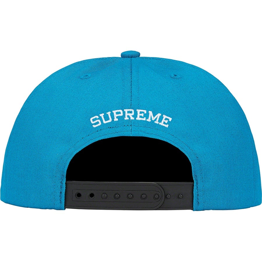 Details on Shattered Logo 5-Panel Turquoise from fall winter
                                                    2021 (Price is $42)