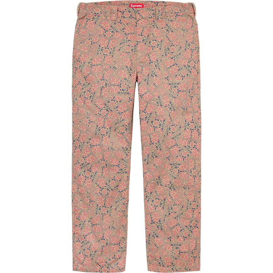 Details on Work Pant Khaki Floral Cards from fall winter
                                                    2021 (Price is $118)