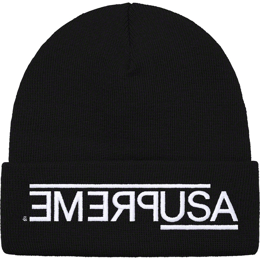 Details on USA Beanie Black from fall winter
                                                    2021 (Price is $38)