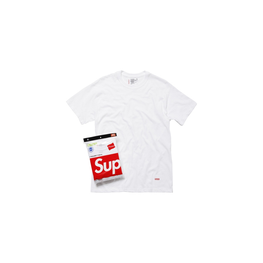 Details on Supreme Hanes Tagless Tees (3 Pack)  from fall winter 2021