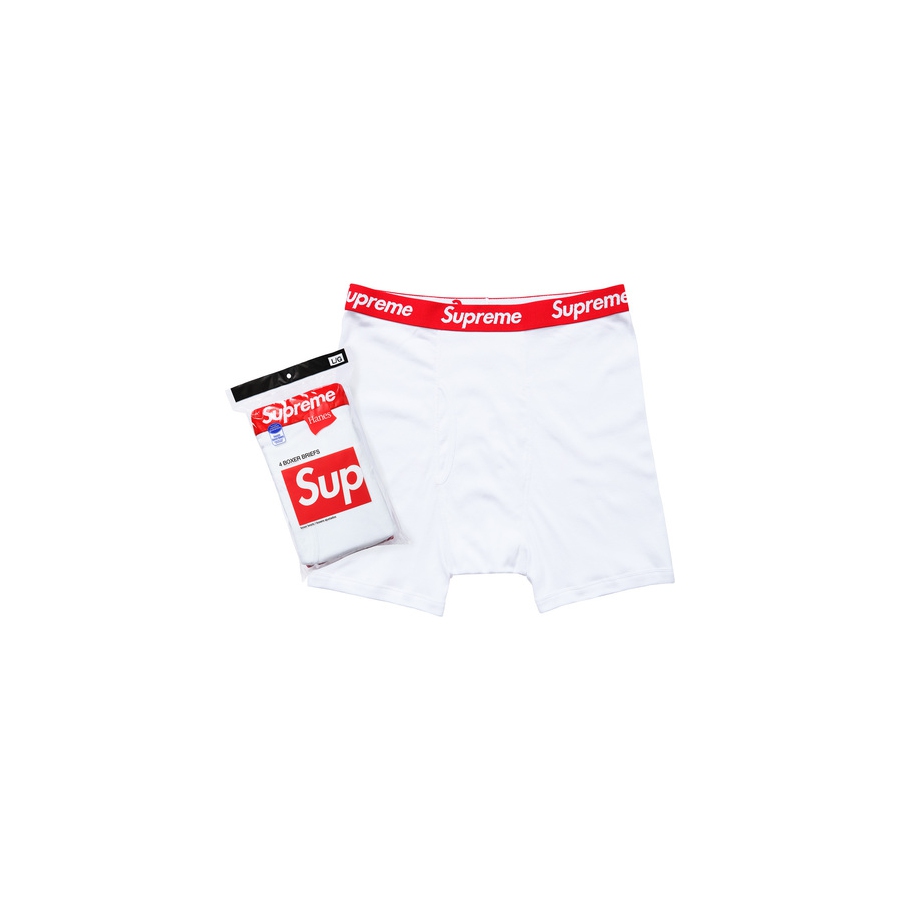 Details on Supreme Hanes Boxer Briefs (4 Pack) from fall winter
                                            2021