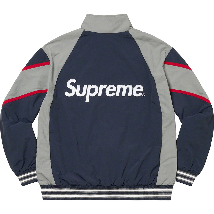 Details on Supreme New York Yankees™Track Jacket Navy from fall winter
                                                    2021 (Price is $188)