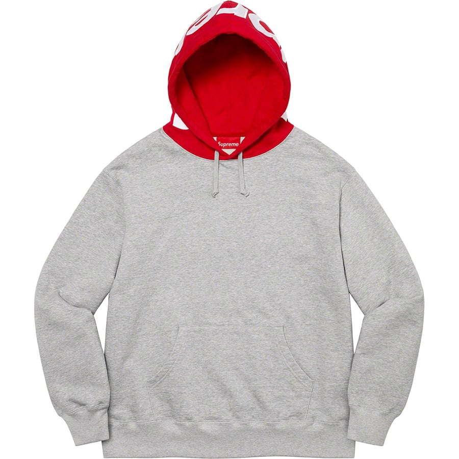 Details on Contrast Hooded Sweatshirt Heather Grey from fall winter
                                                    2021 (Price is $158)