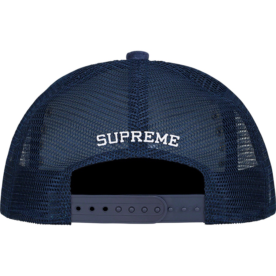 Details on Studded Velvet Mesh Back 5-Panel Navy from fall winter
                                                    2021 (Price is $46)