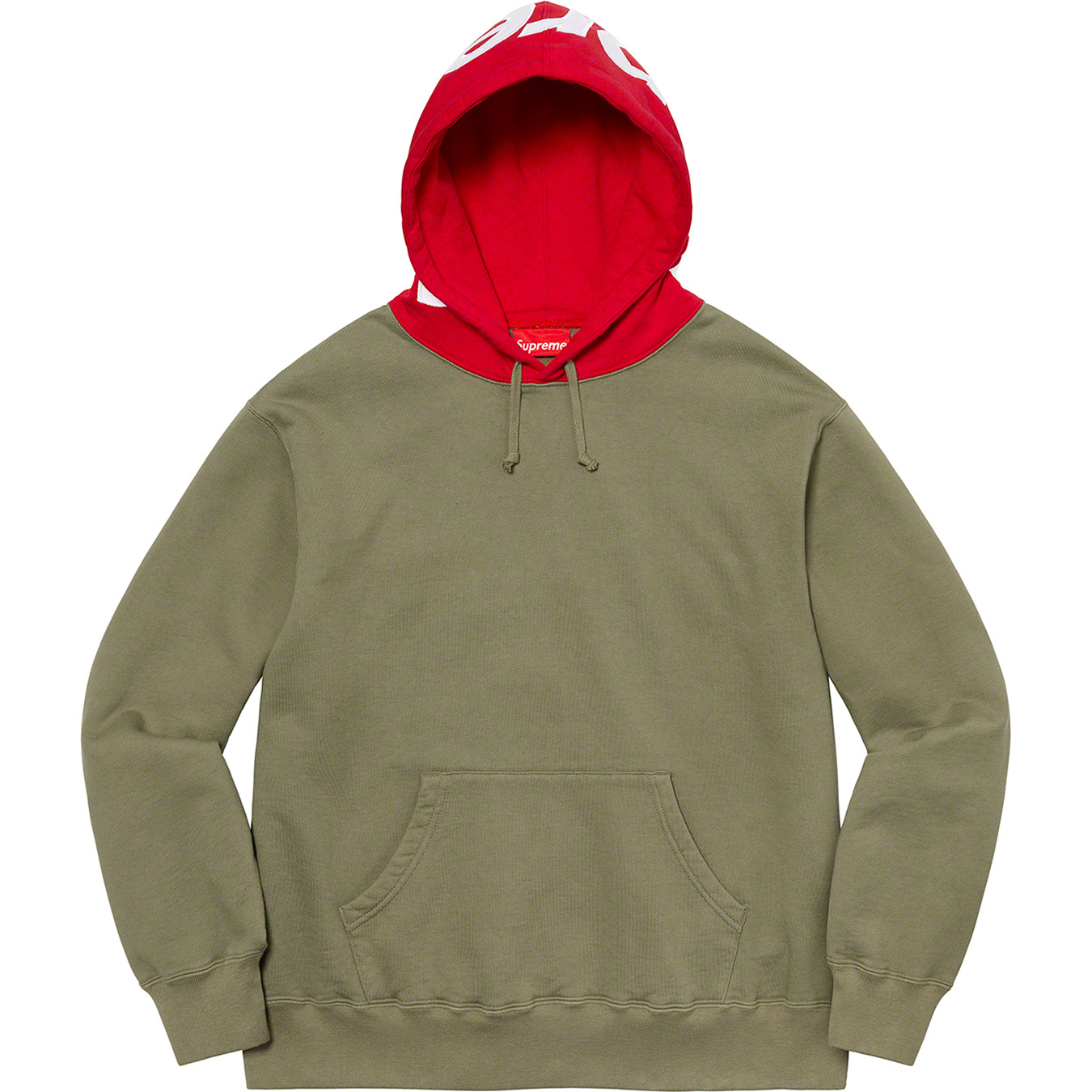 Contrast Hooded Sweatshirt - fall winter 2021 - Supreme