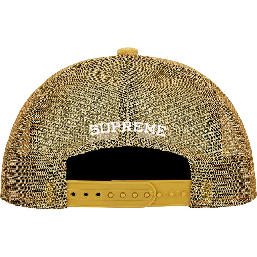 Details on Studded Velvet Mesh Back 5-Panel Tan from fall winter
                                                    2021 (Price is $46)