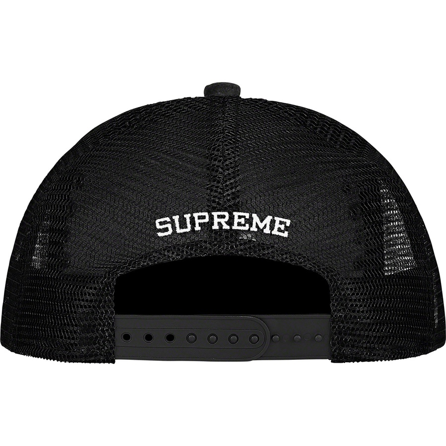 Details on Studded Velvet Mesh Back 5-Panel Black from fall winter
                                                    2021 (Price is $46)