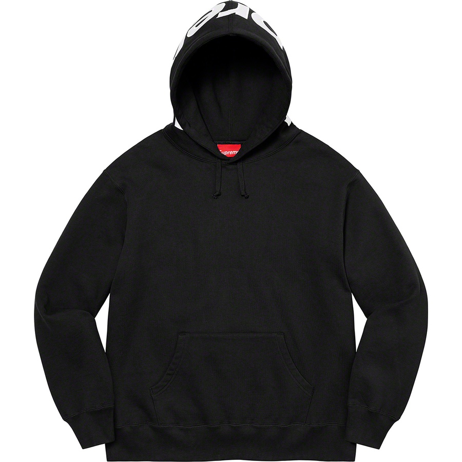 Details on Contrast Hooded Sweatshirt Black from fall winter 2021 (Price is $158)