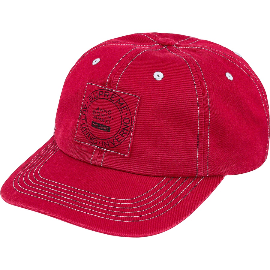 Details on Milano Patch 6-Panel Red from fall winter
                                                    2021 (Price is $48)