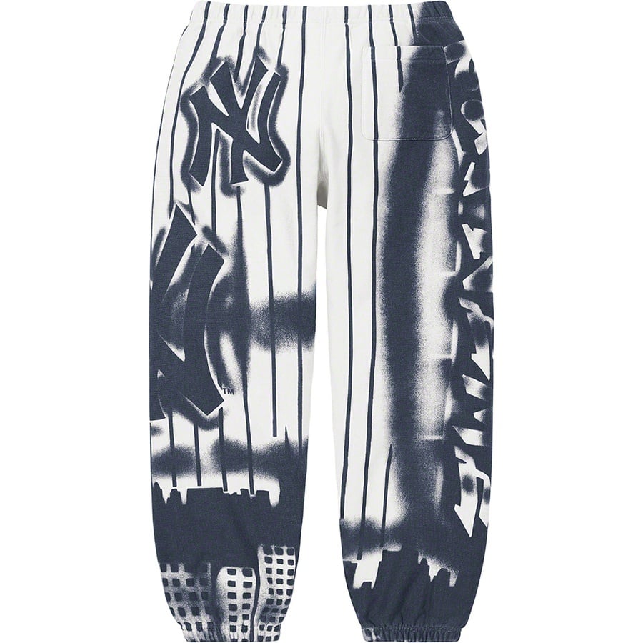 Details on Supreme New York Yankees™Airbrush Sweatpant White from fall winter 2021 (Price is $198)