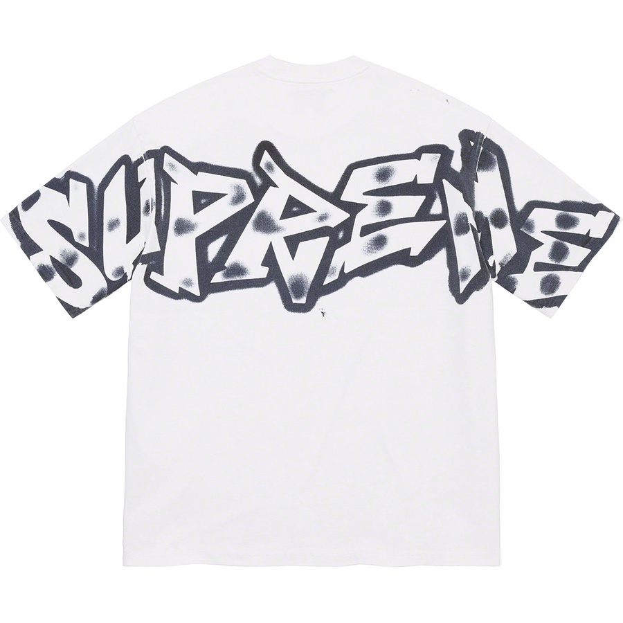 Details on Supreme New York Yankees™Airbrush S S Top White from fall winter 2021 (Price is $110)