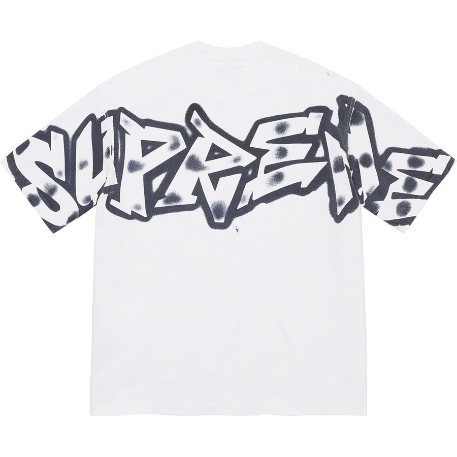 Details on Supreme New York Yankees™Airbrush S S Top White from fall winter
                                                    2021 (Price is $110)