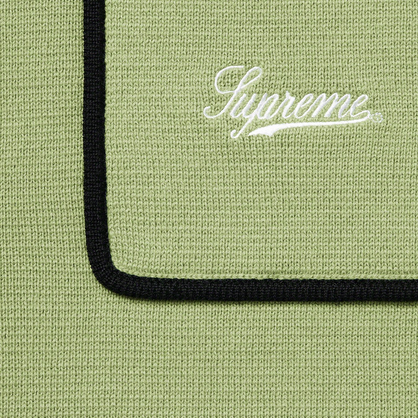 Chest Stripe Zip Up Cardigan - fall winter 2021 - Supreme