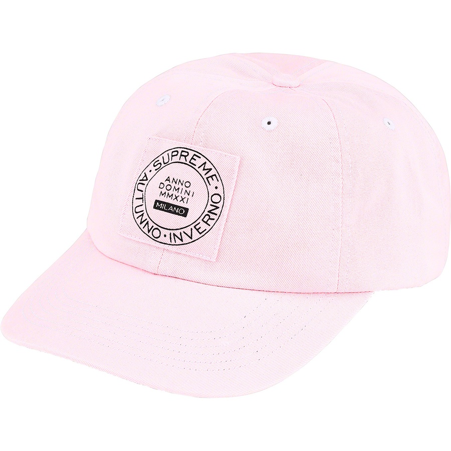 Details on Milano Patch 6-Panel Pink from fall winter
                                                    2021 (Price is $48)