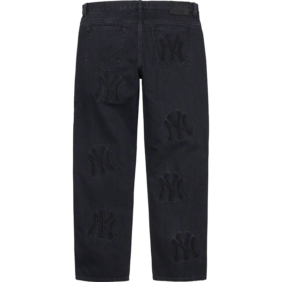 Details on Supreme New York Yankees™Regular Jean Washed Black from fall winter
                                                    2021 (Price is $198)