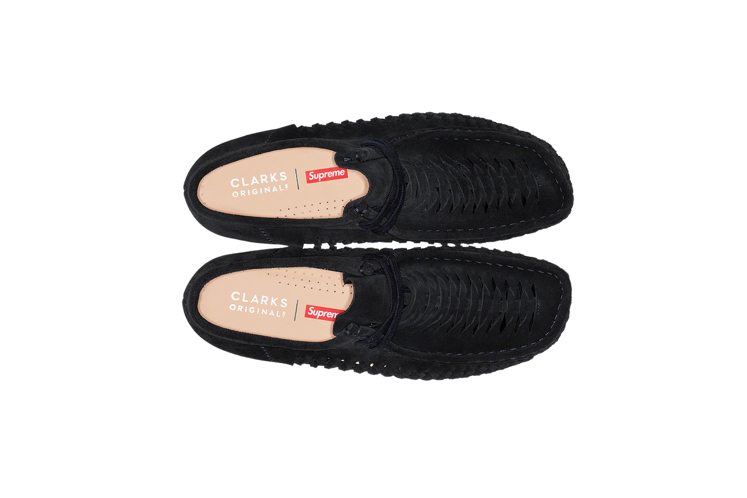 Clarks Originals Woven Wallabee Supreme Black