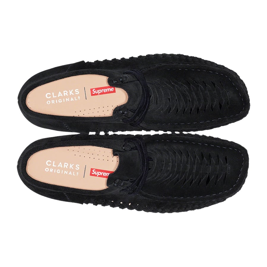 Details on Supreme Clarks Originals Woven Wallabee  from fall winter
                                                    2021 (Price is $178)