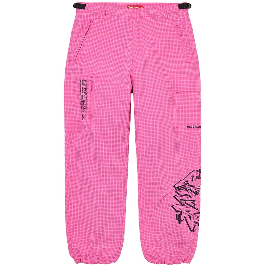 Details on Support Unit Nylon Ripstop Pant Pink from fall winter
                                                    2021 (Price is $138)