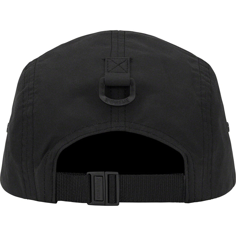 Details on Waxed Cotton Camp Cap Black from fall winter 2021 (Price is $48)
