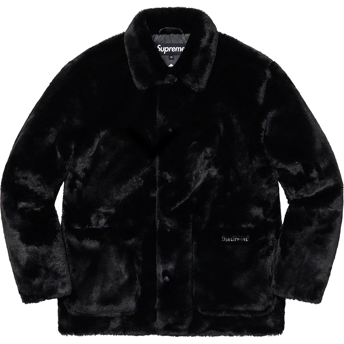 2-Tone Faux Fur Shop Coat - Supreme Community