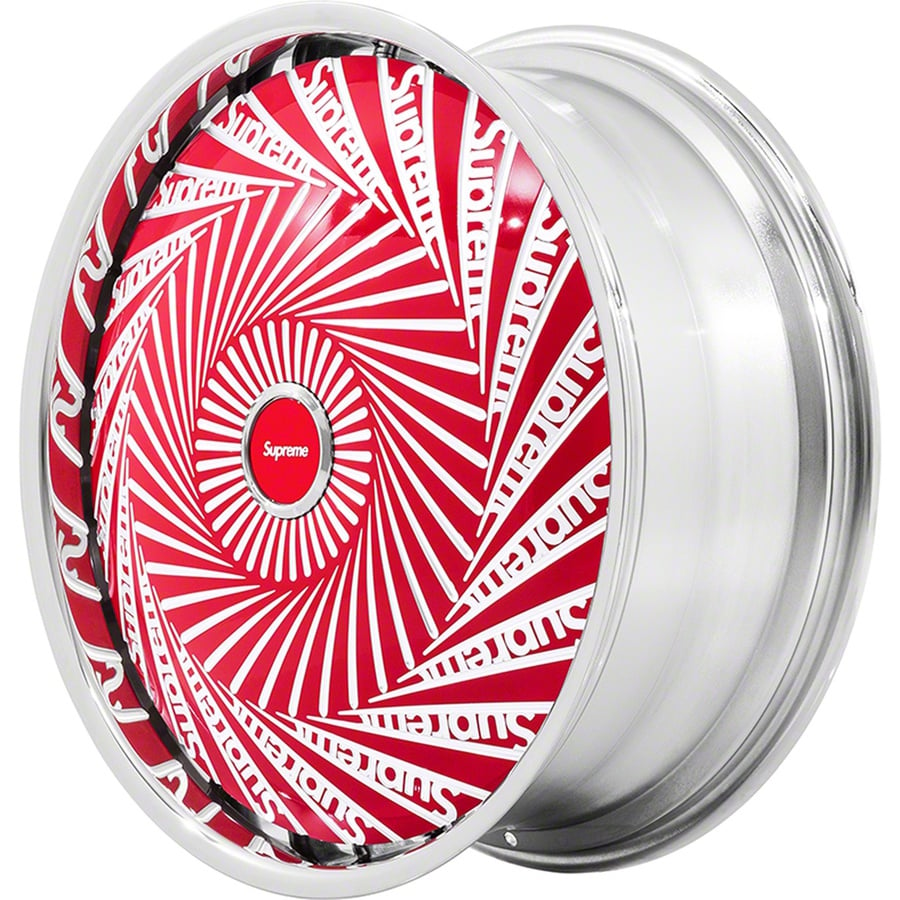 Details on Supreme Dub Spinner Rims (Set of 4) Red from fall winter
                                                    2021 (Price is $12000)