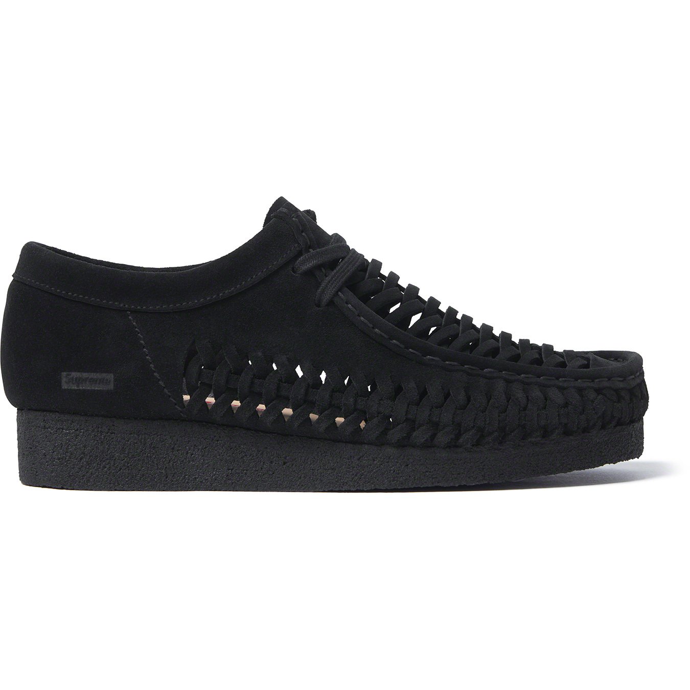 Supreme Clarks woven wallabee Black us8-