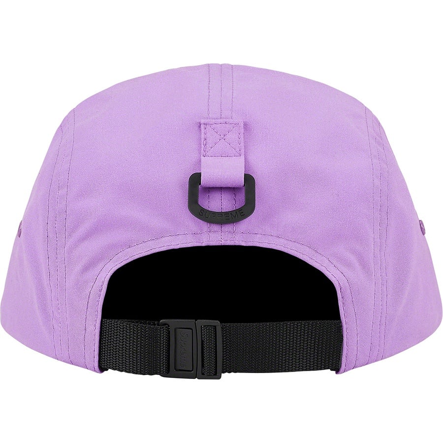 Details on Waxed Cotton Camp Cap Purple from fall winter
                                                    2021 (Price is $48)