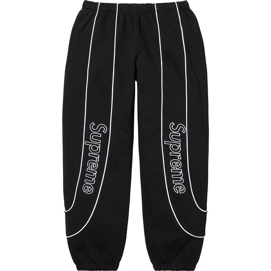 Details on Track Paneled Sweatpant Black from fall winter 2021 (Price is $148)