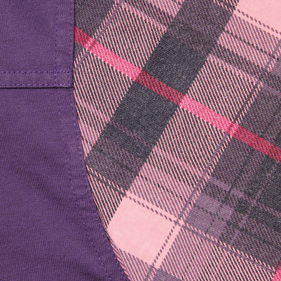 Details on Plaid Sleeve L S Top Dusty Purple from fall winter 2021 (Price is $88)