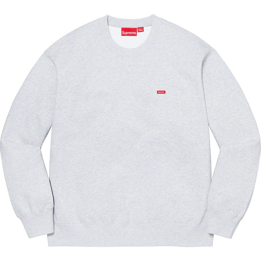 Details on Small Box Crewneck Ash Grey from fall winter 2021 (Price is $138)