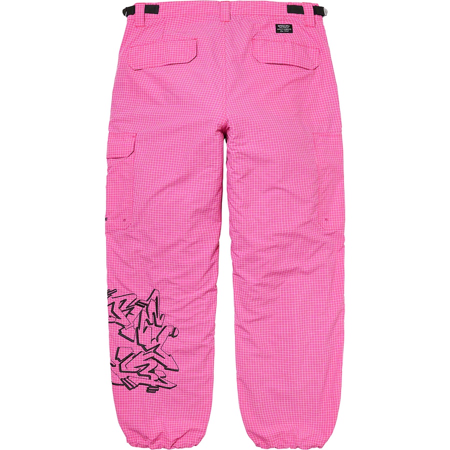Details on Support Unit Nylon Ripstop Pant Pink from fall winter 2021 (Price is $138)