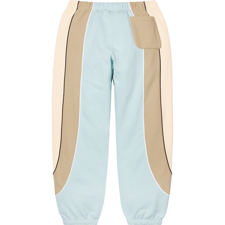 Details on Track Paneled Sweatpant Pale Blue from fall winter 2021 (Price is $148)