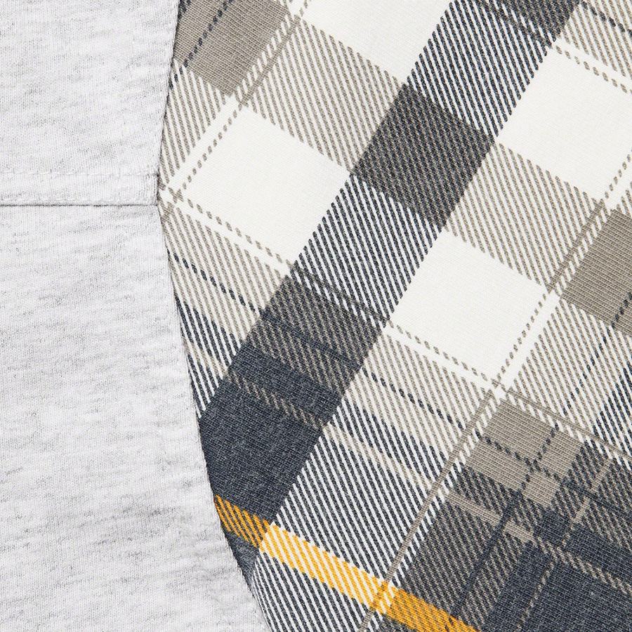 Details on Plaid Sleeve L S Top Ash Grey from fall winter
                                                    2021 (Price is $88)